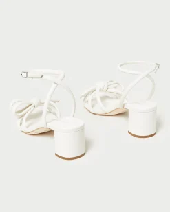 Loeffler Randall Mikel Bow Mid-Heel Sandal| SOMETHING BLUE|FOR THE BRIDE