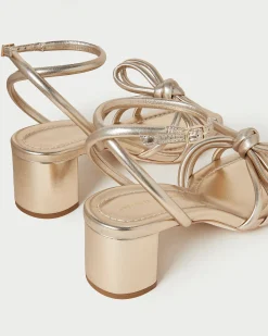 Loeffler Randall Mikel Bow Mid-Heel Sandal| SOMETHING BLUE|FOR THE BRIDE