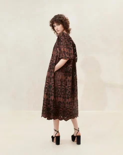 Loeffler Randall Mimi Blue Puff-Sleeve Dress| Jessie Loves|Dresses