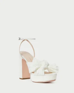 Loeffler Randall Natalia Platform Bow Heel| FOR THE BRIDE|Heeled Sandals