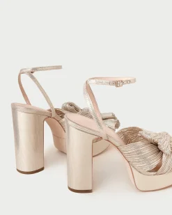 Loeffler Randall Natalia Blue Floral Bow Heel| SOMETHING BLUE|FOR THE BRIDE