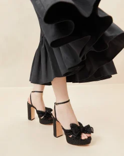 Loeffler Randall Natalia Platform Bow Heel| FOR THE GUESTS|FOR THE BRIDE