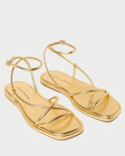 Loeffler Randall Noor Leather Flat Sandal| FOR THE GUESTS|Flat Sandals