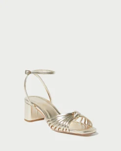 Loeffler Randall Olivia Knot Mid-Heel Sandal| FOR THE BRIDE|Event Essentials