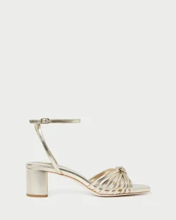 Loeffler Randall Olivia Knot Mid-Heel Sandal| FOR THE BRIDE|Event Essentials