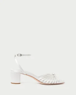 Loeffler Randall Olivia Knot Mid-Heel Sandal| SOMETHING BLUE|FOR THE BRIDE
