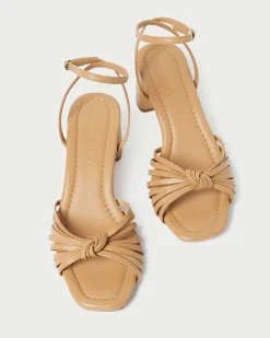 Loeffler Randall Olivia Knot Mid-Heel Sandal| FOR THE BRIDE|Event Essentials