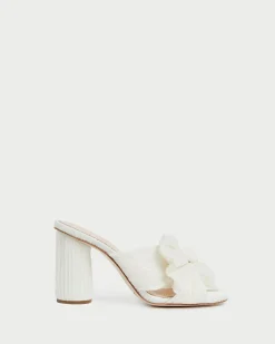 Loeffler Randall Penny Pleated Bow Heel| SOMETHING BLUE