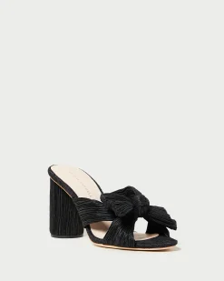 Loeffler Randall Penny Pleated Bow Heel| SOMETHING BLUE