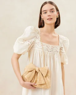 Loeffler Randall Rayne Bow Clutch| Event Essentials|Clutches