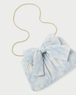 Loeffler Randall Rayne Bow Clutch| SOMETHING BLUE|FOR THE BRIDE