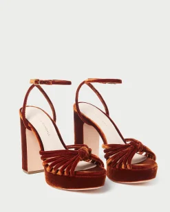 Loeffler Randall Rivka Suede Platform Sandal| FOR THE BRIDE|Heeled Sandals