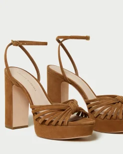Loeffler Randall Rivka Suede Platform Sandal| FOR THE BRIDE|Heeled Sandals