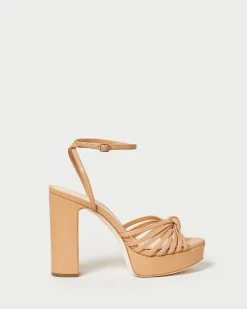 Loeffler Randall Rivka Knot Platform Sandal| SOMETHING BLUE|FOR THE BRIDE