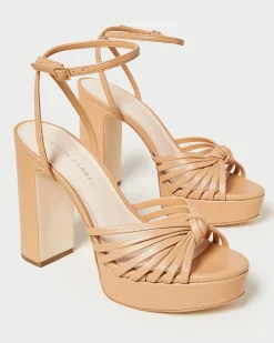 Loeffler Randall Rivka Knot Platform Sandal| SOMETHING BLUE|FOR THE BRIDE