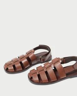Loeffler Randall Sawyer Leather Caged Sandal| Casual Staples|Vacation Shop