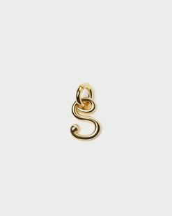 Loeffler Randall Small Gold Letter "S" Charm| Jewelry|Accessories
