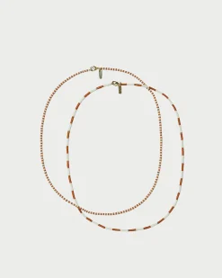 Loeffler Randall Soo Amber/Cream Necklace Set| Jewelry|Accessories