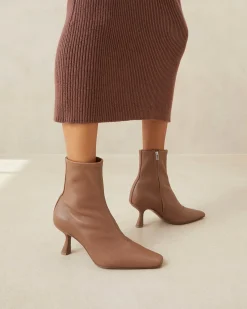 Loeffler Randall Thandy Black Curved Heel Bootie| Boots