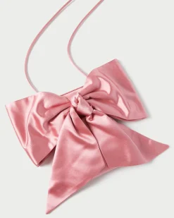 Loeffler Randall Violet Satin Bow Crossbody| FOR THE BRIDE|Crossbodies