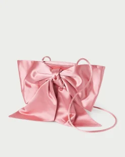 Loeffler Randall Violet Satin Bow Crossbody| FOR THE BRIDE|Crossbodies