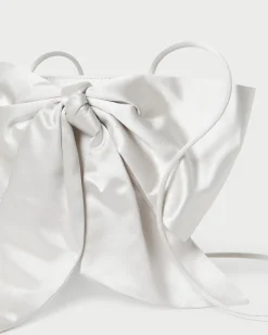 Loeffler Randall Violet Satin Bow Crossbody| Jessie Loves