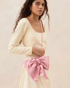 Loeffler Randall Violet Diamanté Bow Crossbody| FOR THE BRIDE|Crossbodies