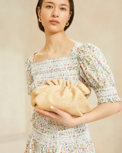 Loeffler Randall Willa Natural Mini Pouch| Casual Staples|Vacation Shop